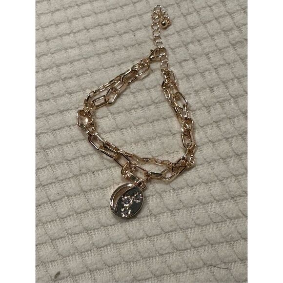 No Brand Jewelry - Elegant Gold and Silver Chain Bracelet